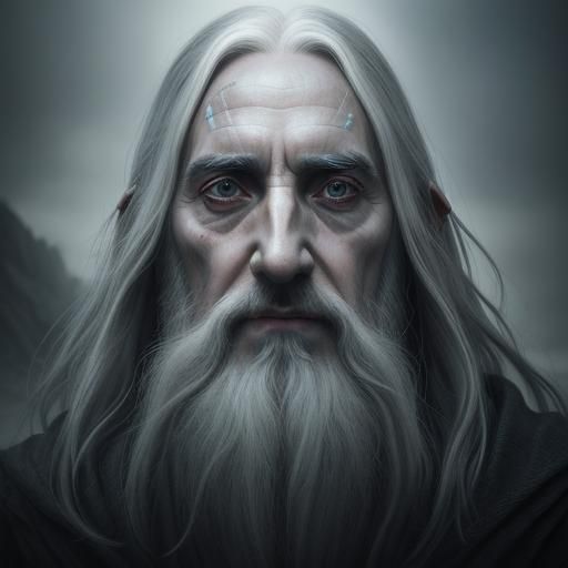 Saruman of Many Colors, Close up portrait, ambient light, Nikon 15mm f ...