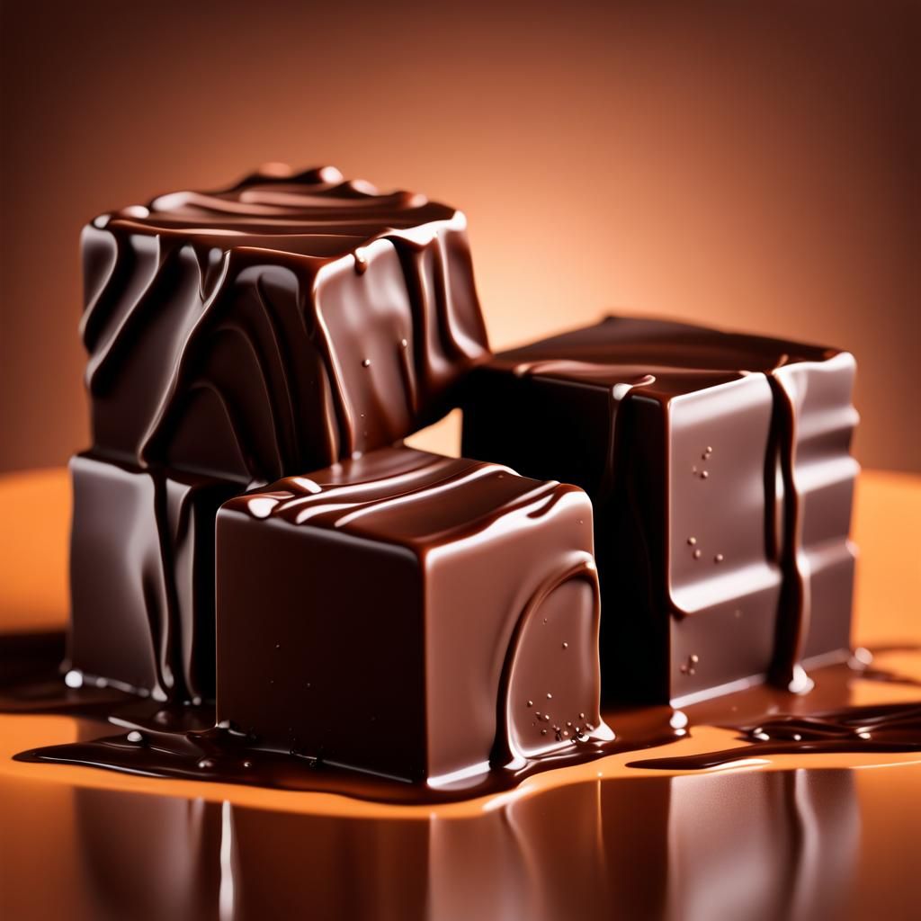 Hyperrealistic Chocolate Art: Detailed Drawings in Dark Choc...