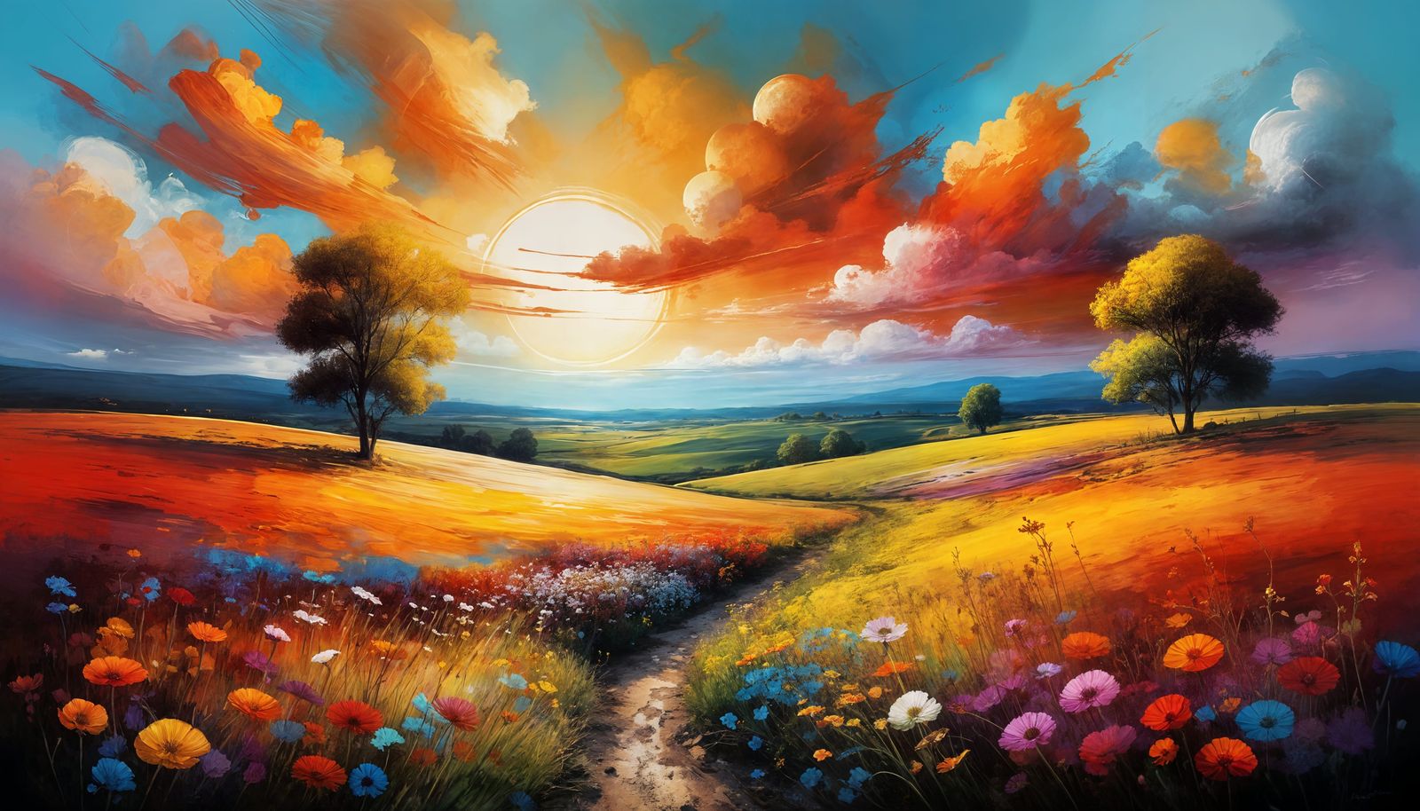 Spring meadow  by @Chantal-Rose