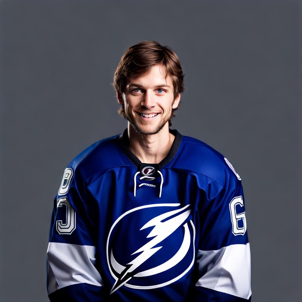 a Canadian man is looking at the camera and smiling with not...