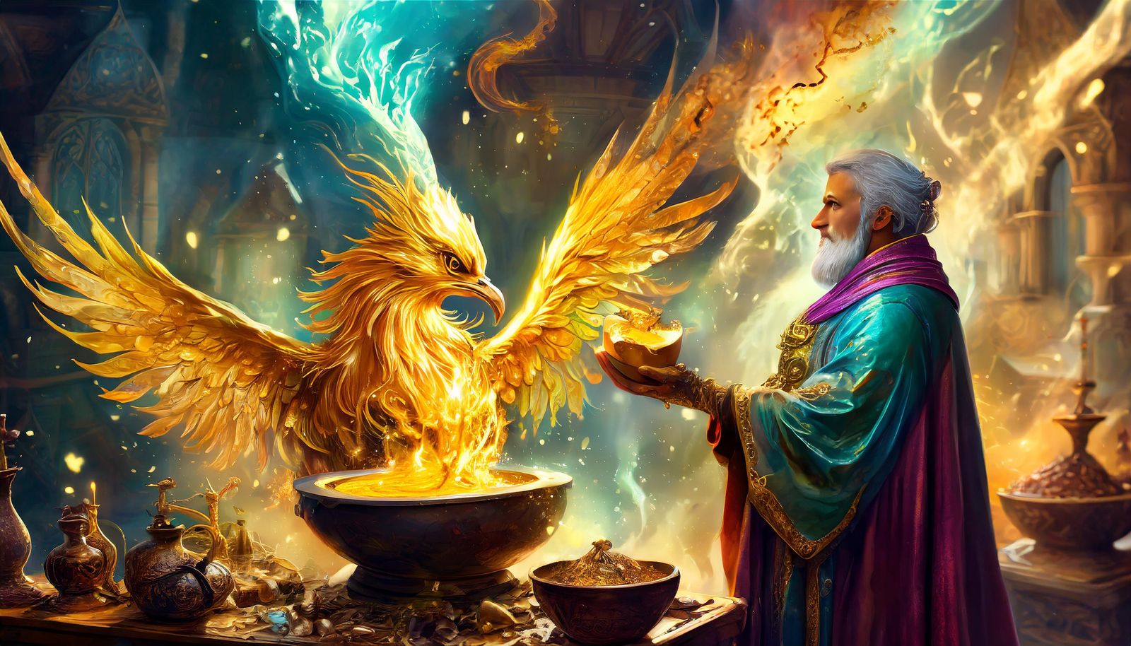 the alchemist and the Phoenix