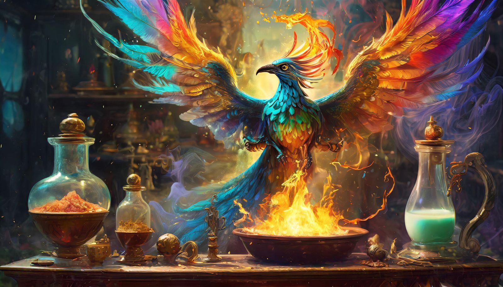 the alchemist and the Phoenix