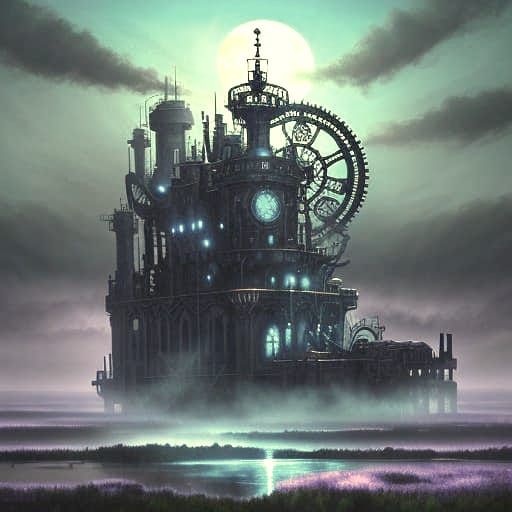 Schiffahrt durch Sumpflandschaft