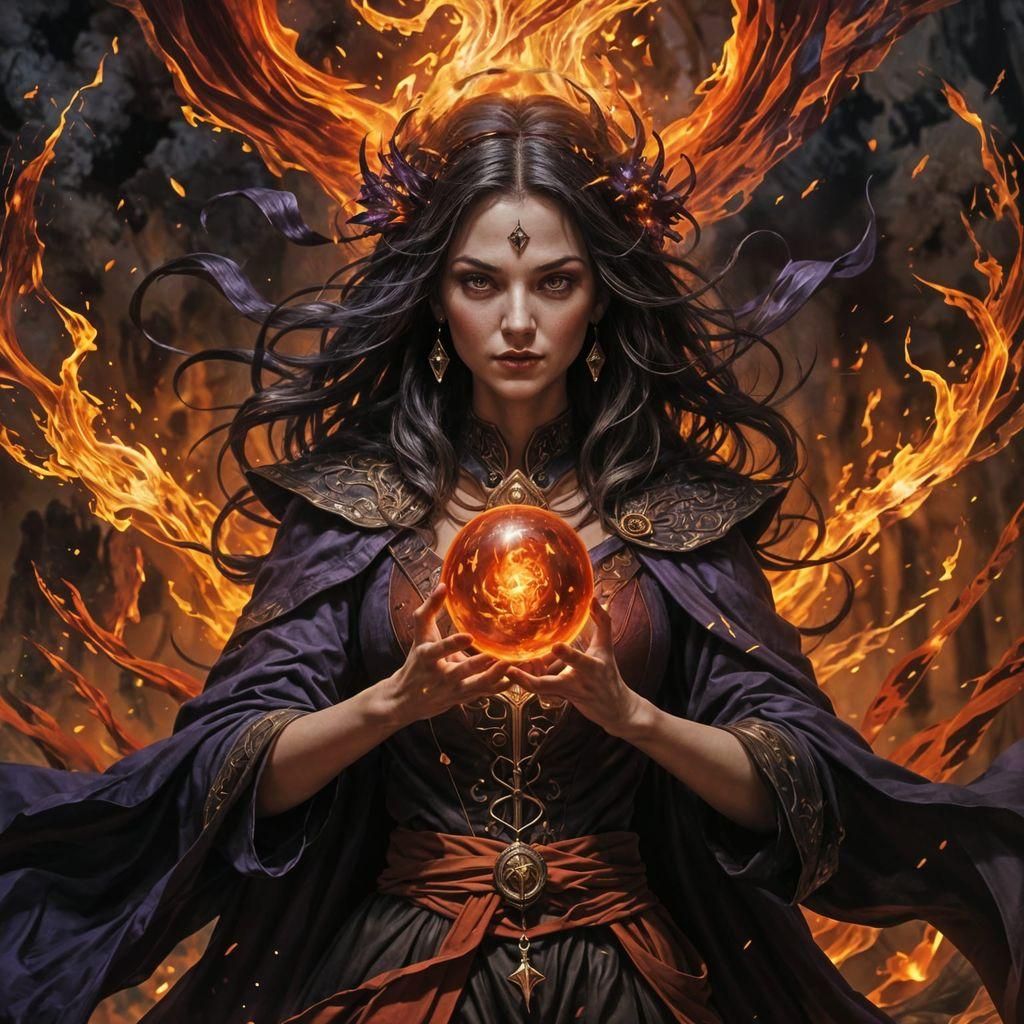 Casting Fire  by @TSharp 