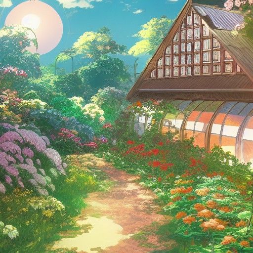 Greenhouse sunbeams undefined