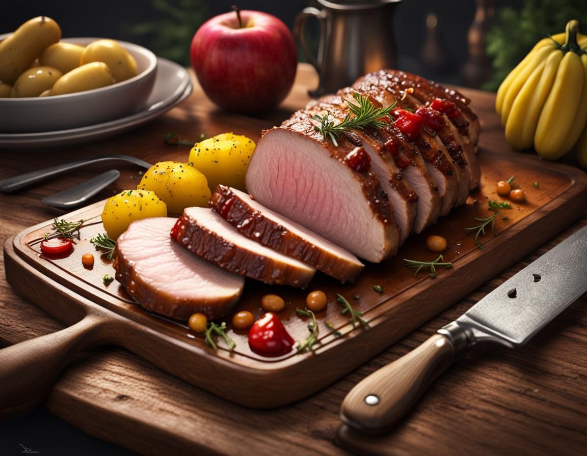 Roasted Pork Loin   by @Boxingjedi