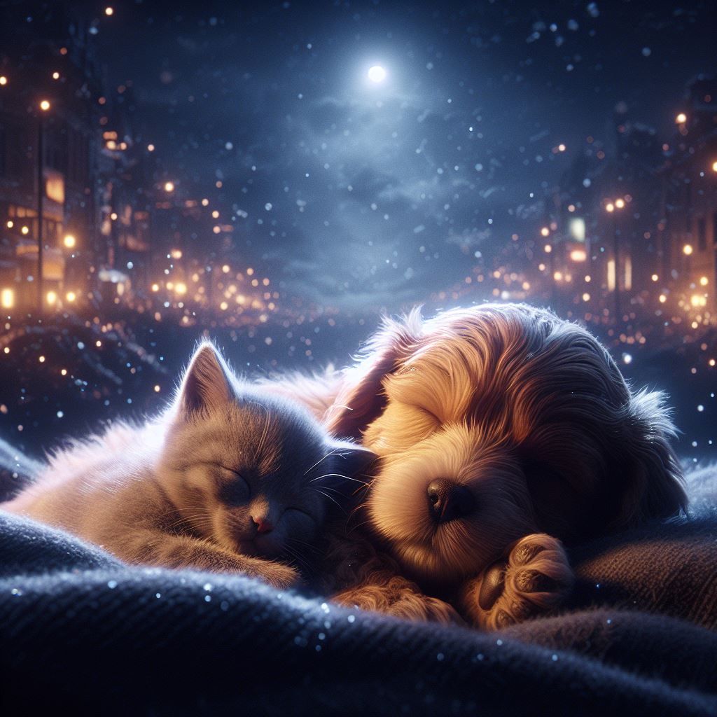 Who says cats and dogs don't get along??