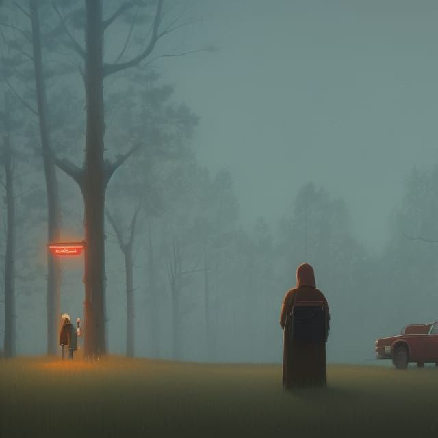 I pray for your love, Greg Rutkowski Simon Stålenhag