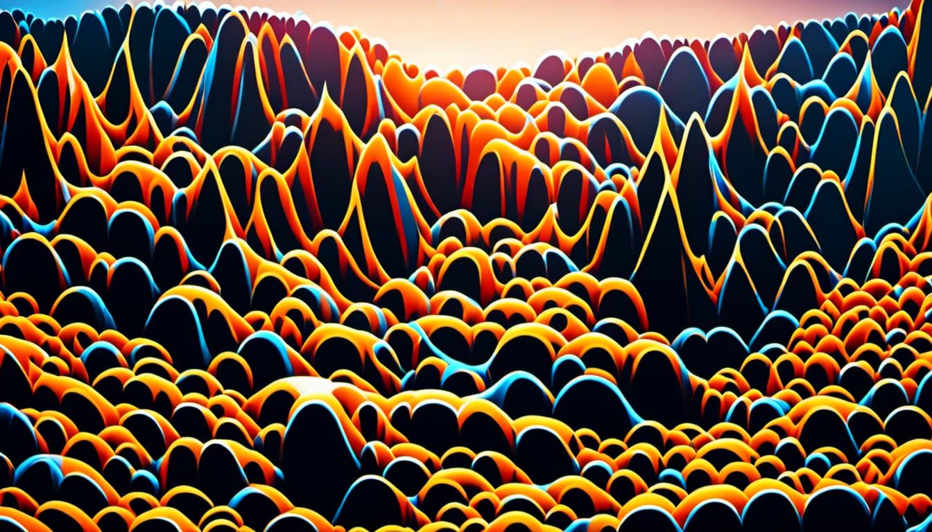 Abstract Nonsense AI Generated Artwork NightCafe Creator