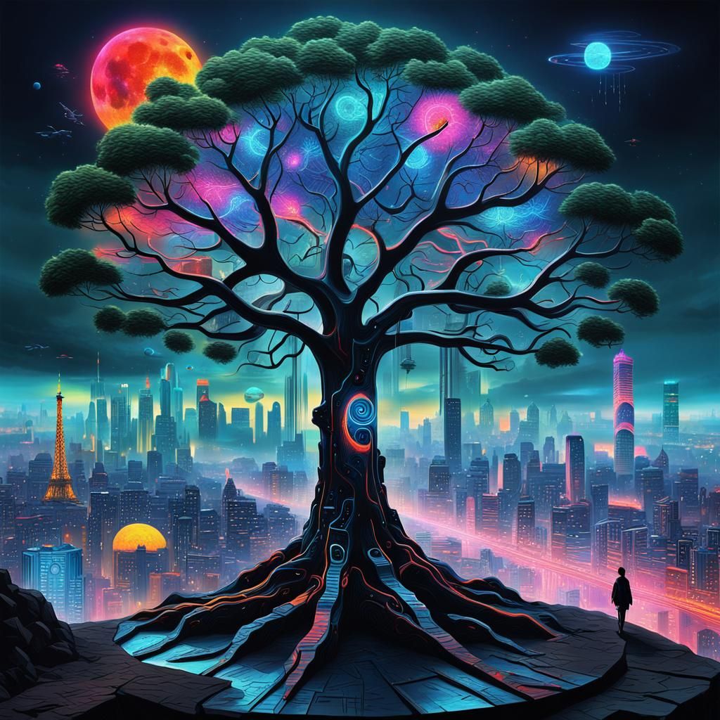 Surreal tree