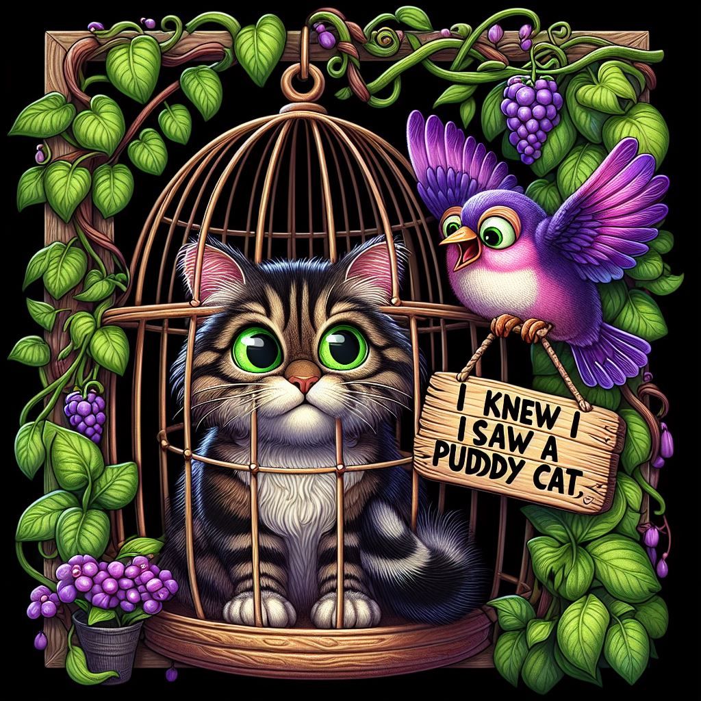 I knew I saw a puddy cat!!!