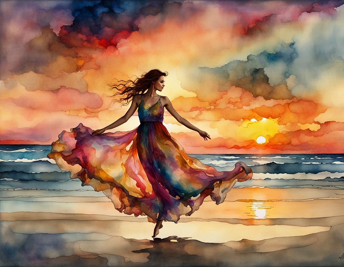 Sunset dance