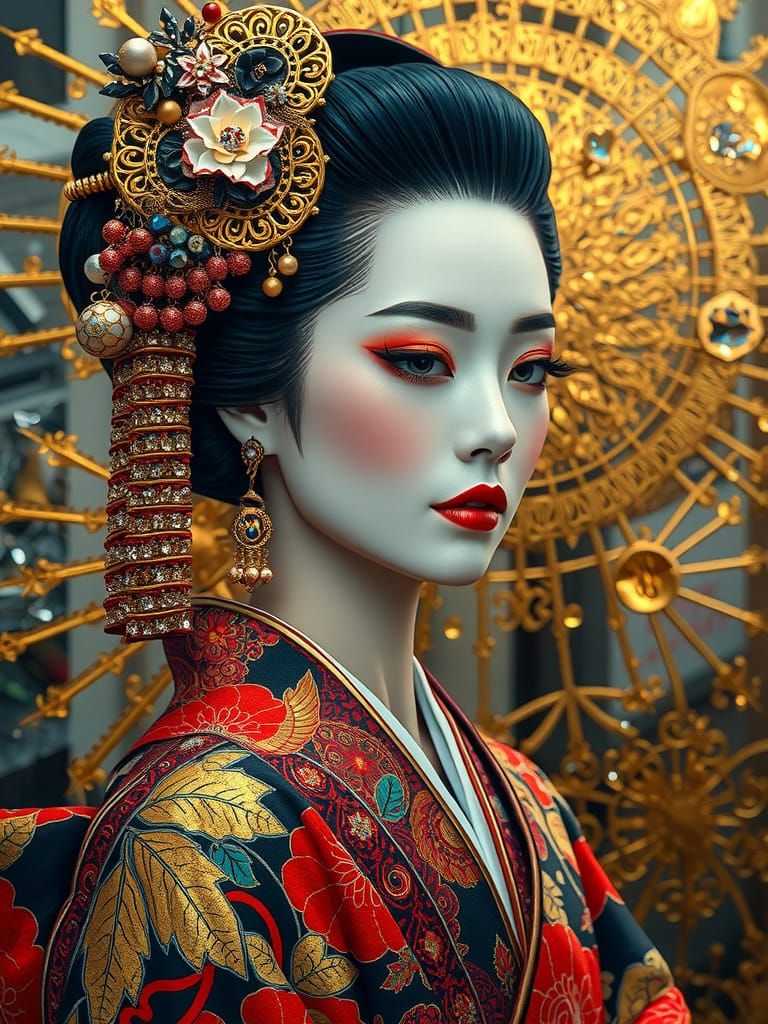 Japanese bride  by @Typhooncat