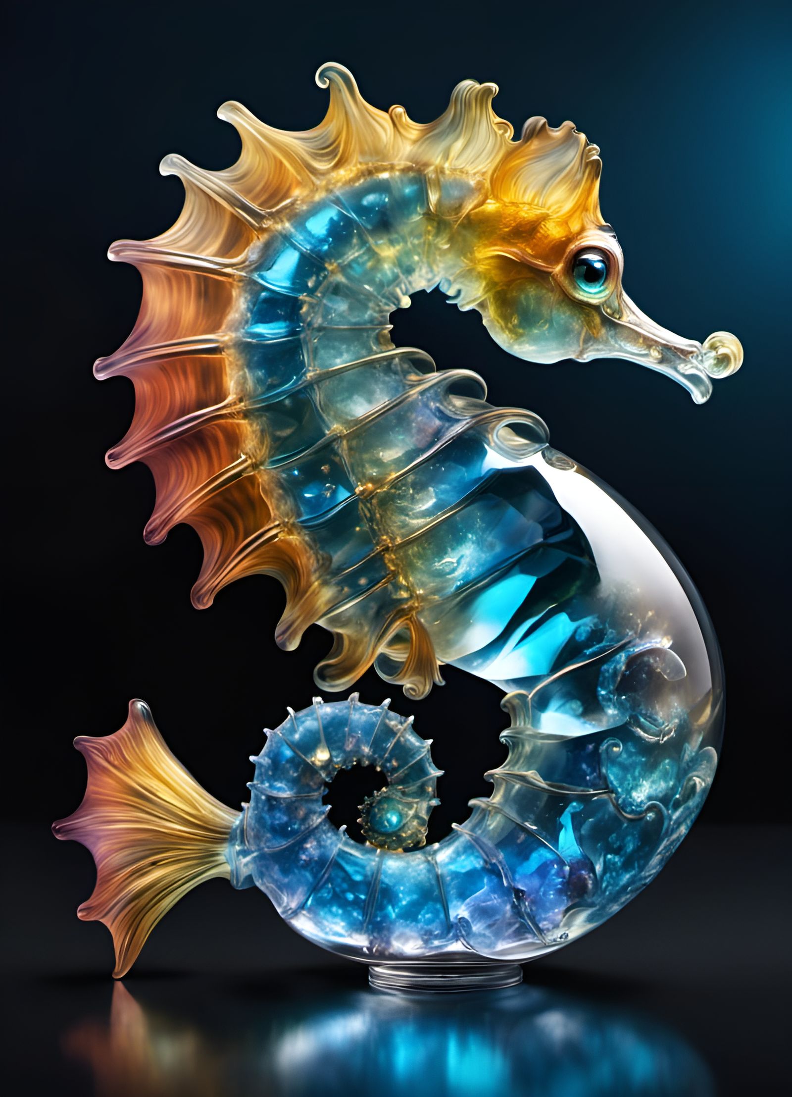 Seahorse   by @undefined