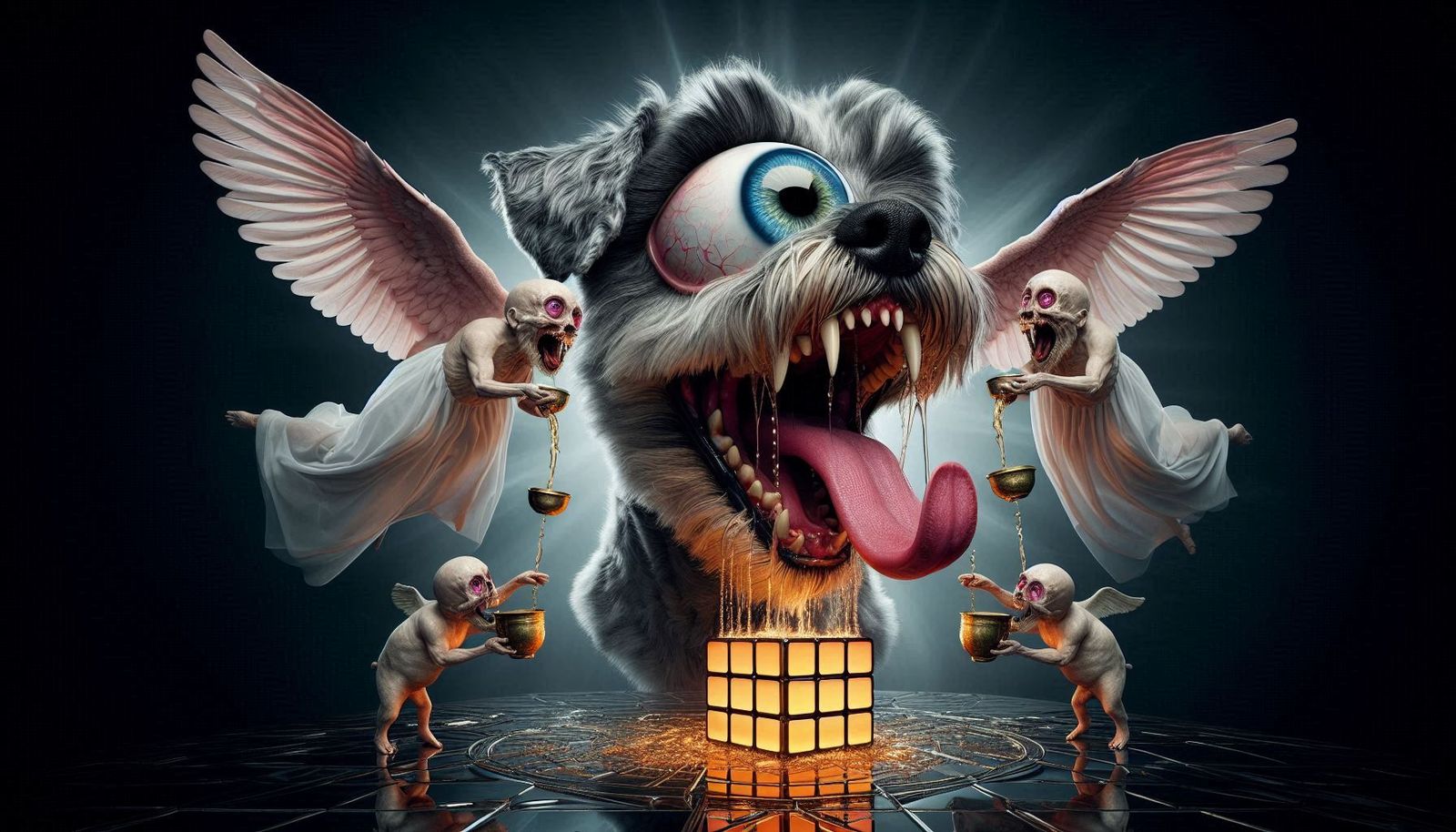 Surreal Schnauzer Series