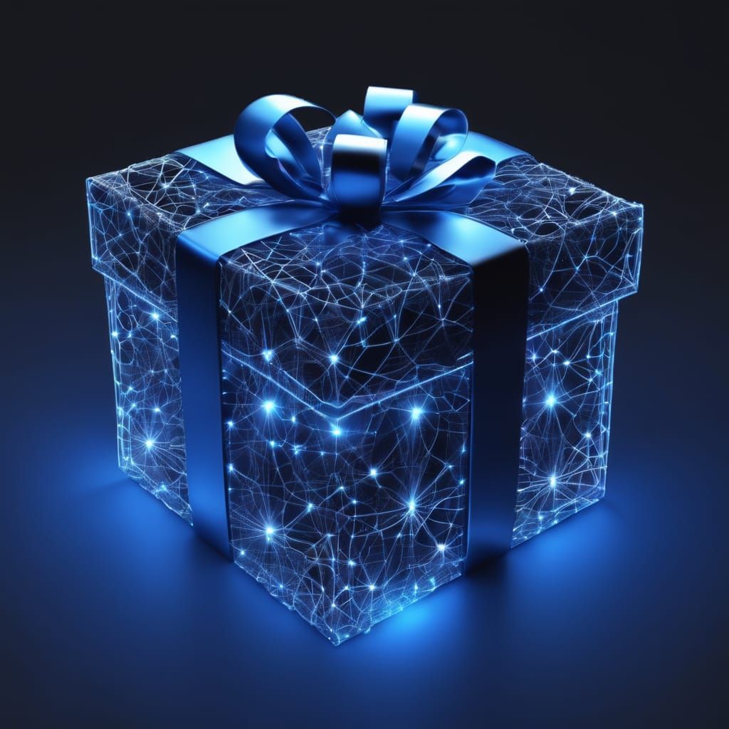 artificial neural christmas gift