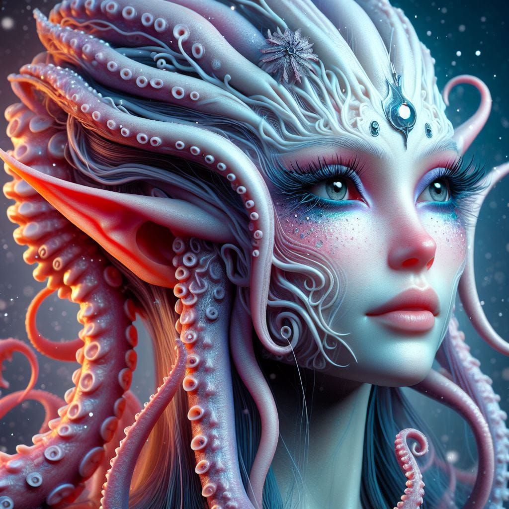 octopus alien elf queen