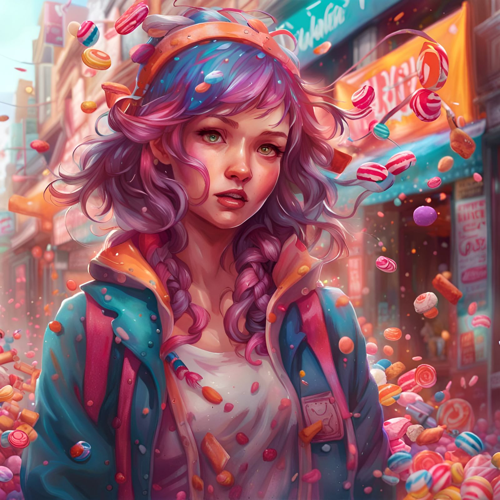 candy wonderland - AI Generated Artwork - NightCafe Creator