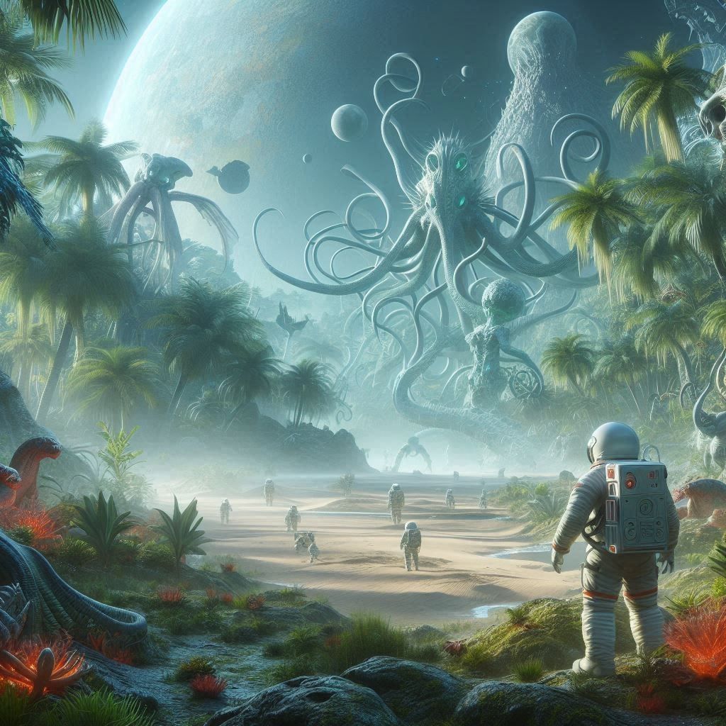 “Luminous Wilderness: Journeying Through an Exotic World #4”