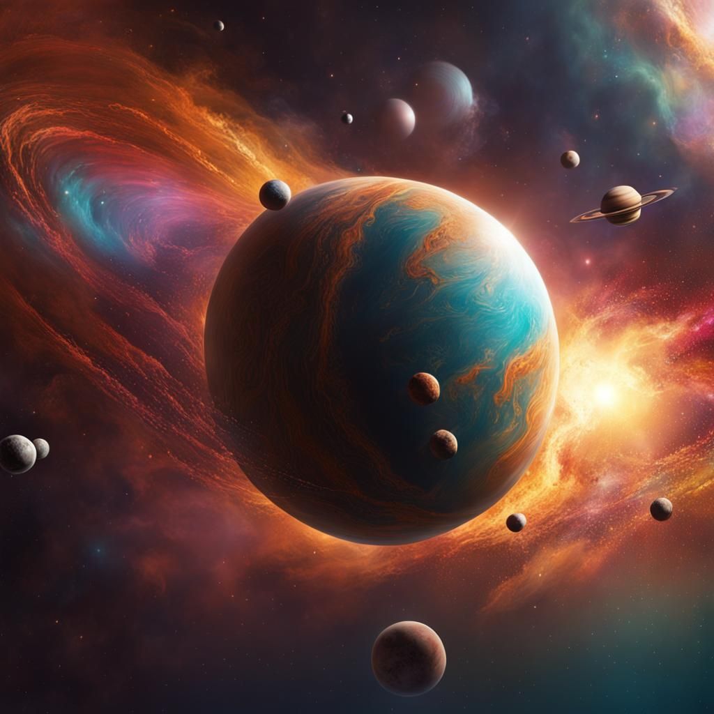 The birth of planets in space