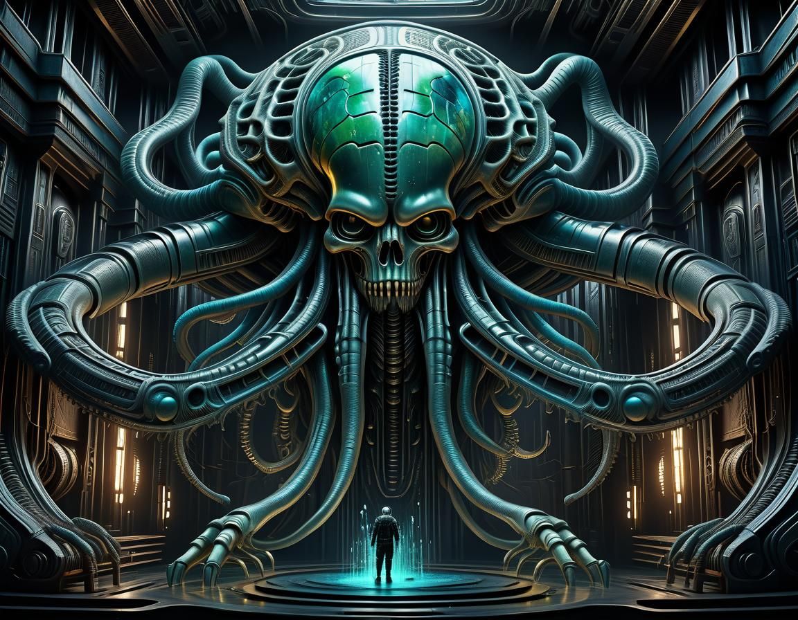 The Inner Sanctum of Cthulhu's Temple - AI Generated Artwork ...