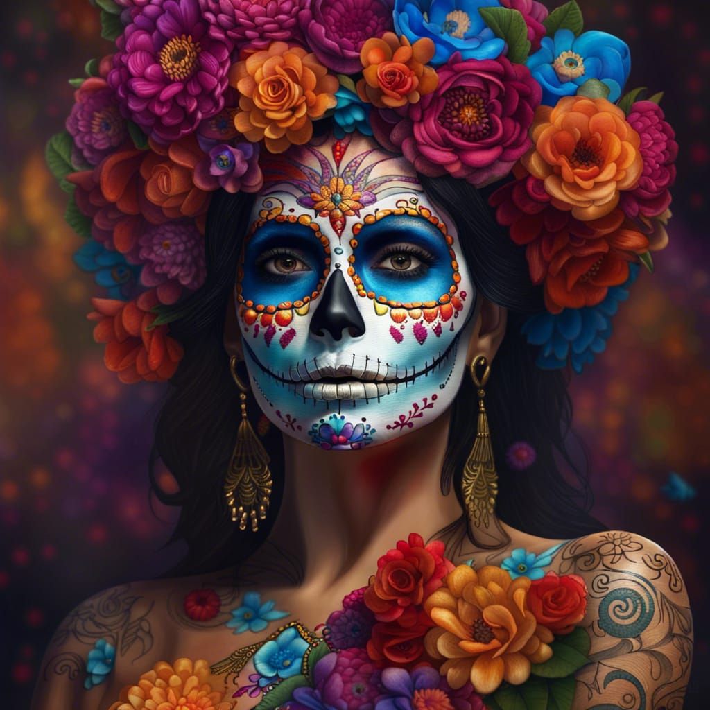 La Muerta - AI Generated Artwork - NightCafe Creator