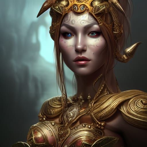 Warrior Goddess - AI Generated Artwork - NightCafe Creator