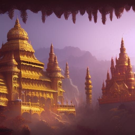 Land of the Lost : Kong Temple - AI Generated Artwork - NightCafe Creator