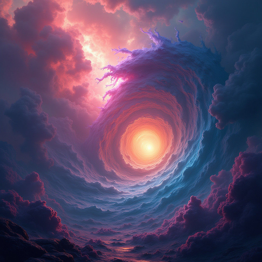 Mystical Vortex of Sound: Fantasy Concept Art