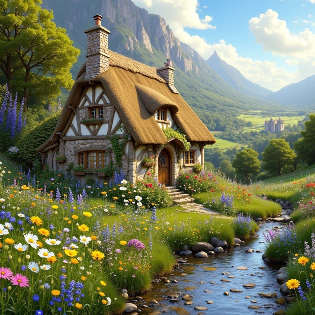 Old World Country Cottage