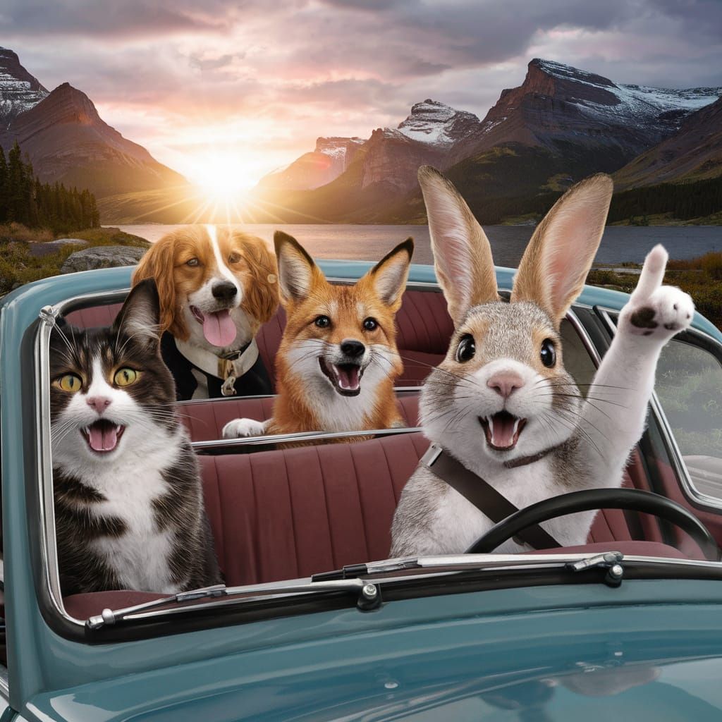 Road-trip with friends