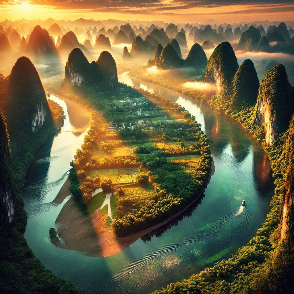 Li River in Guilin, China 2