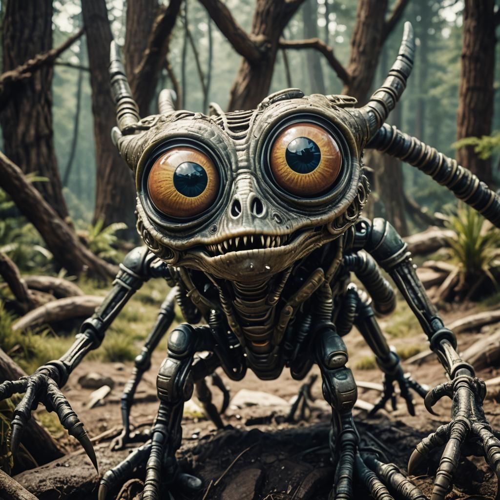 A wood cyborg.