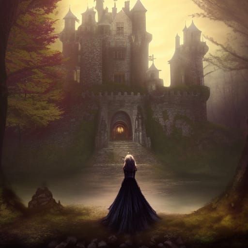 The Cursed Castle AI Generated Artwork NightCafe Creator