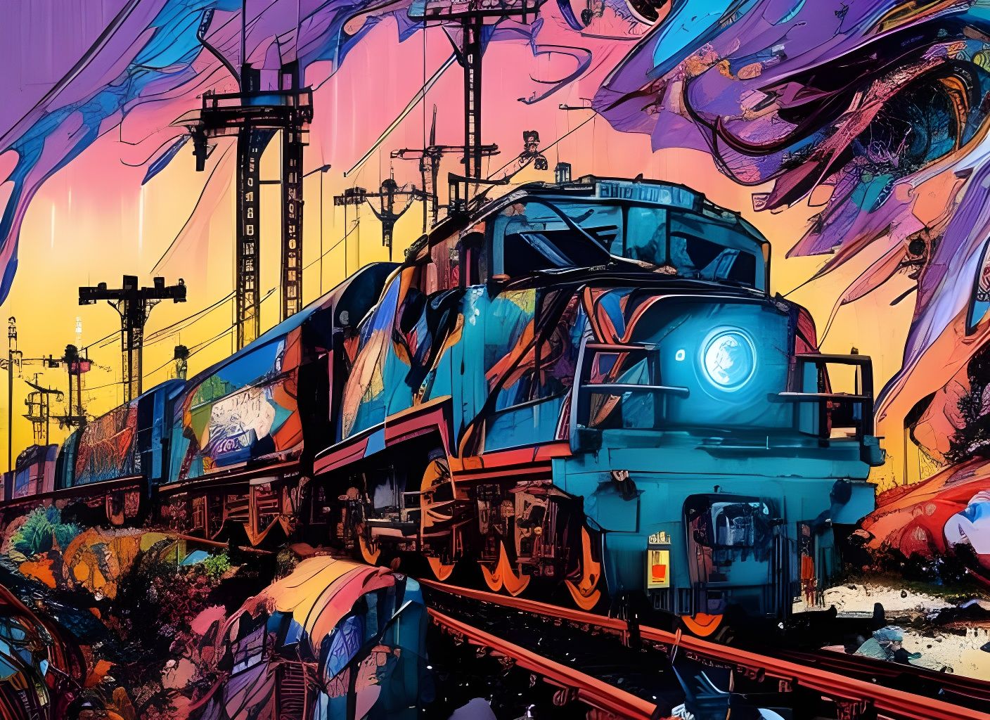 The Street Art Express   by @Nate