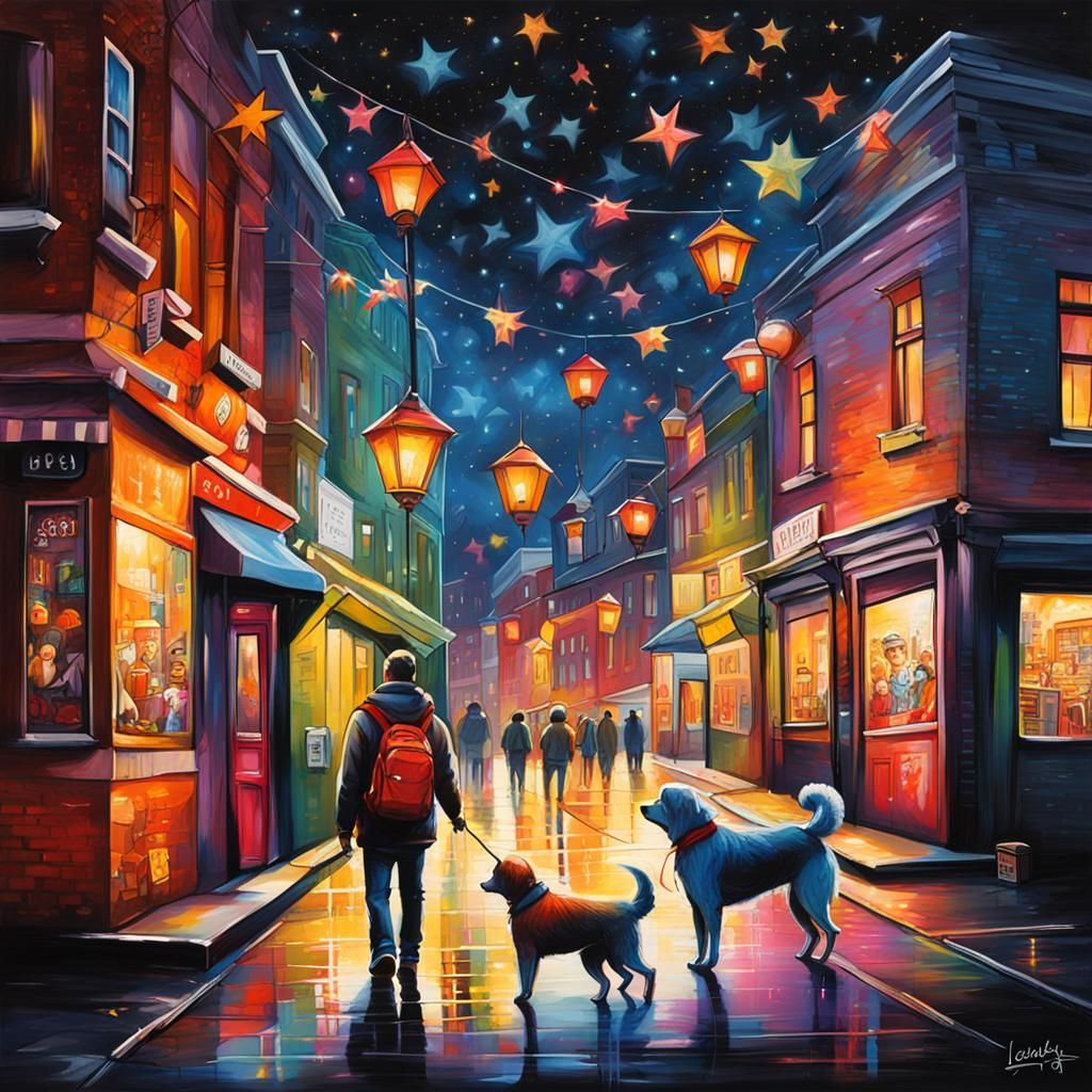 Night in the city