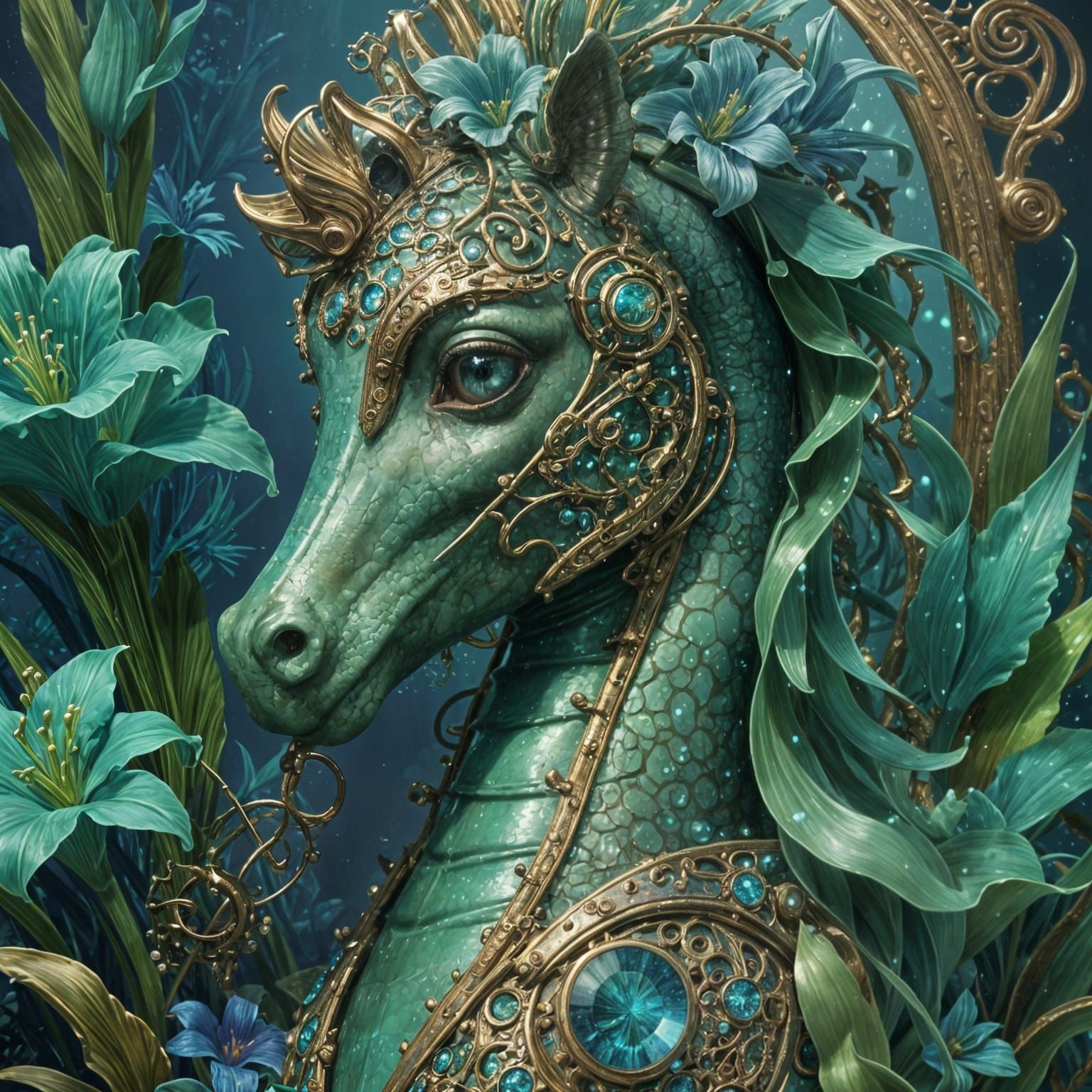 Poseidon's Steed  by @Rosalie