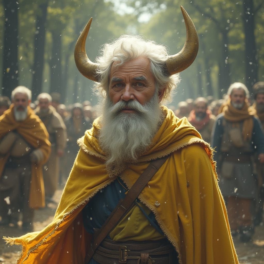 Surreal Fruit Still Life with Human Hands