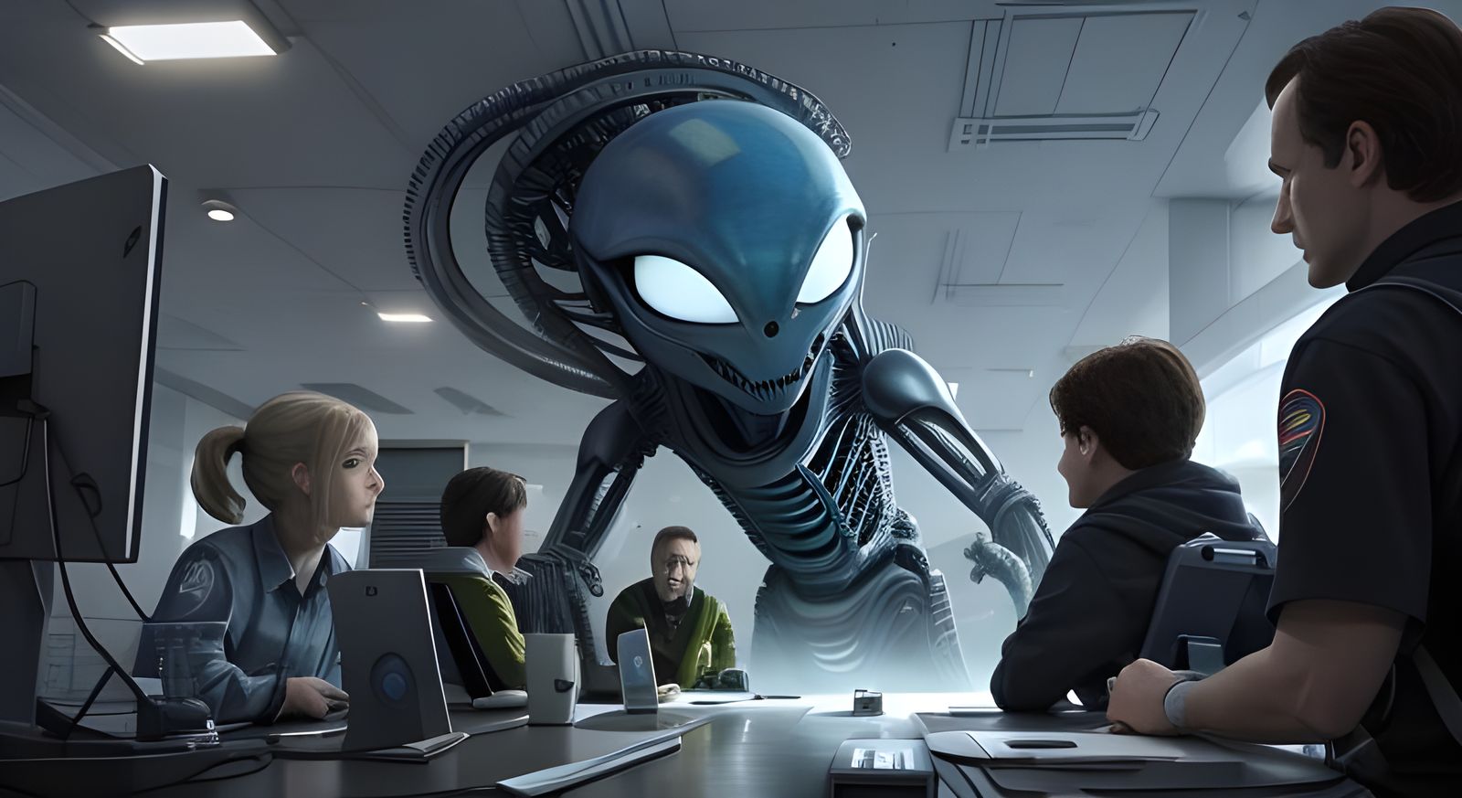 THE MEETING OF ALIEN HOOVER PARTS