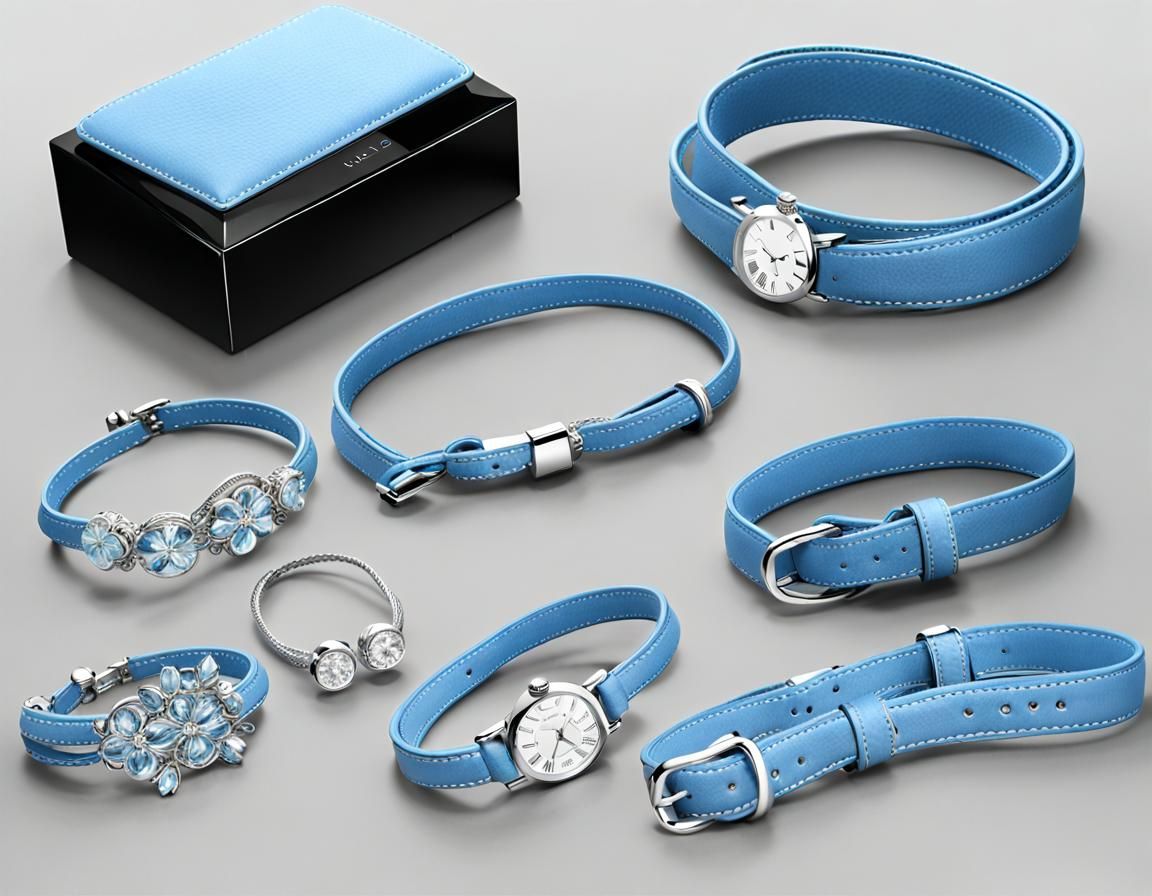 Jewellery Box #50 - Light Blue