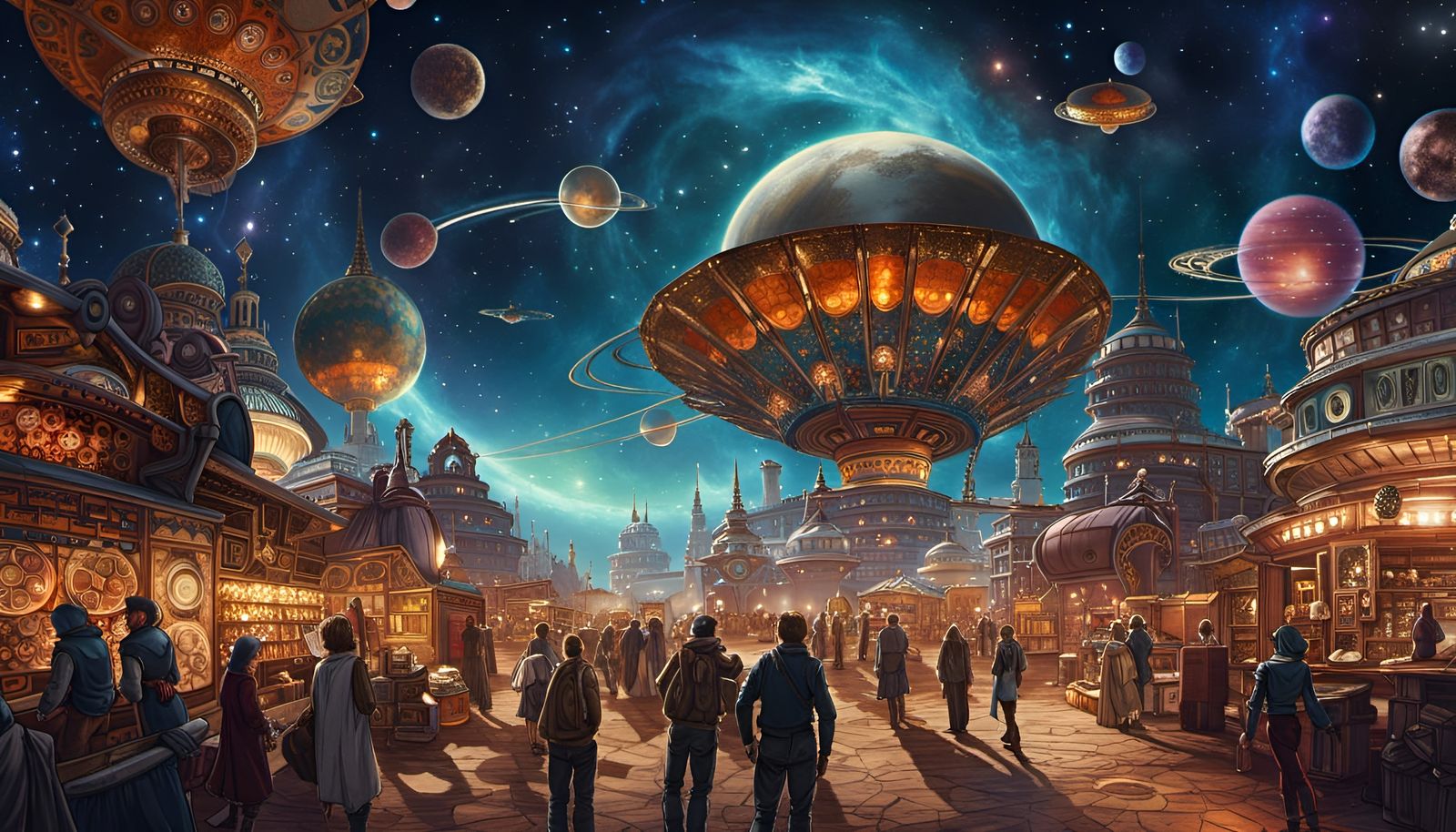 Infinite Bazaar  by @Fibek