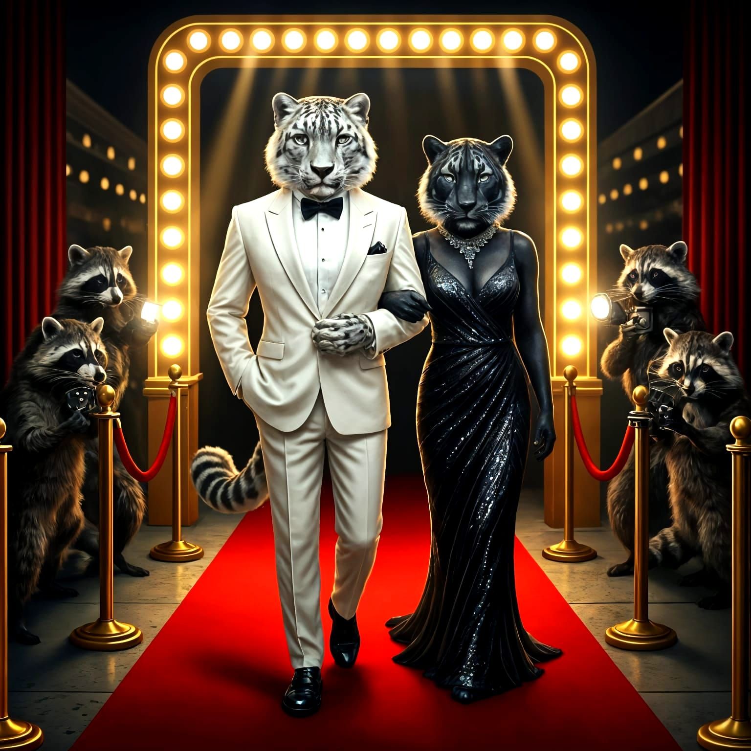 Pawsitively Glamorous  by @Shywolf