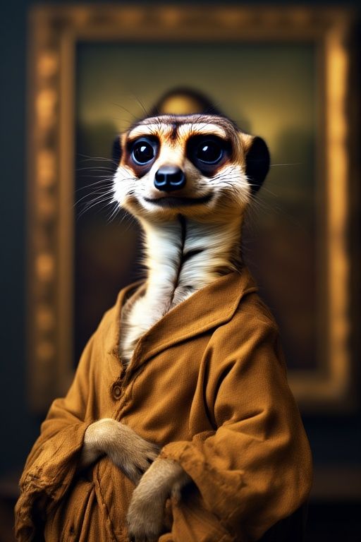 meerkat at the museum