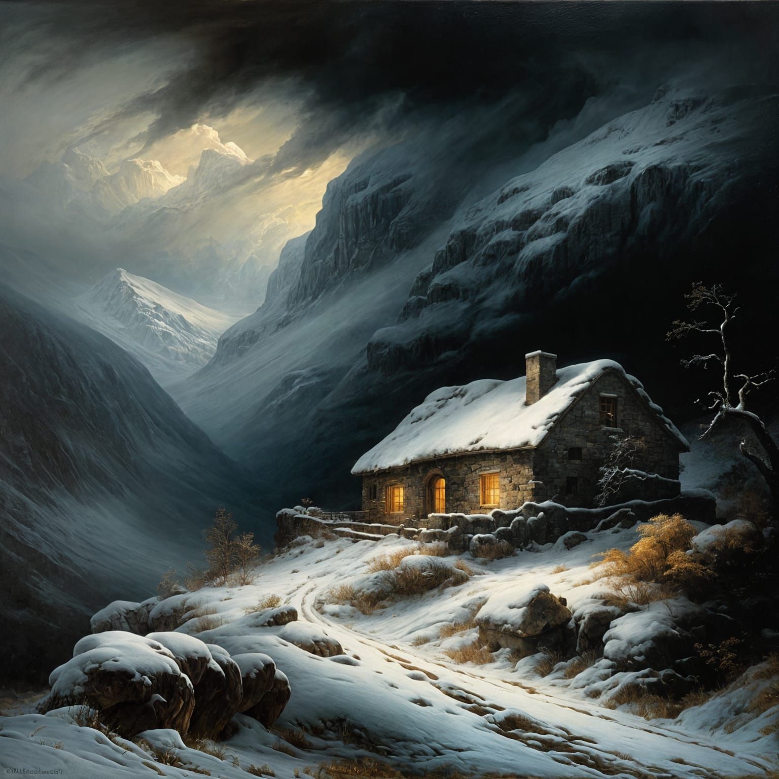 stone house  by @Trouncer