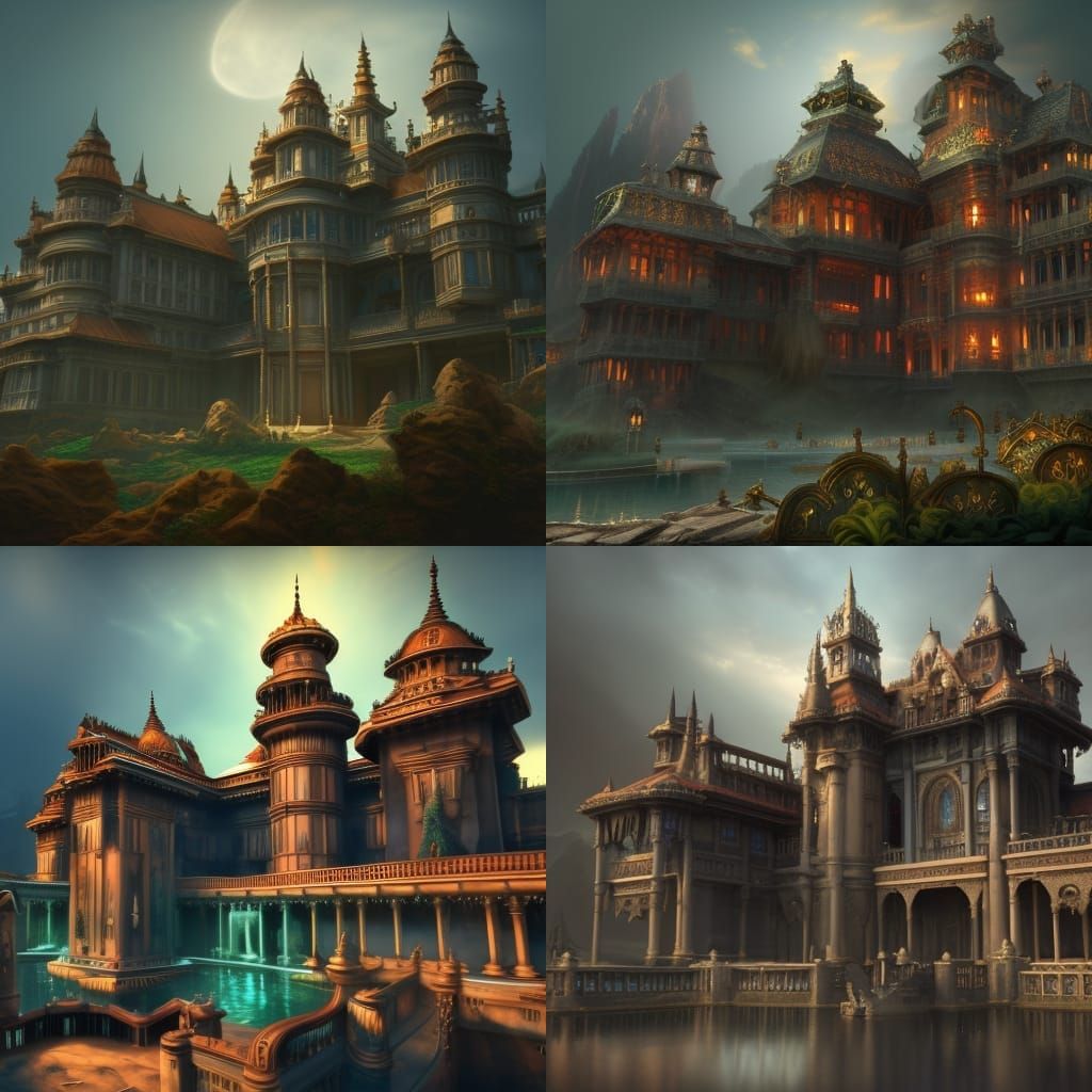 Scary Luxurious Palace V2, 3, 4, and 5