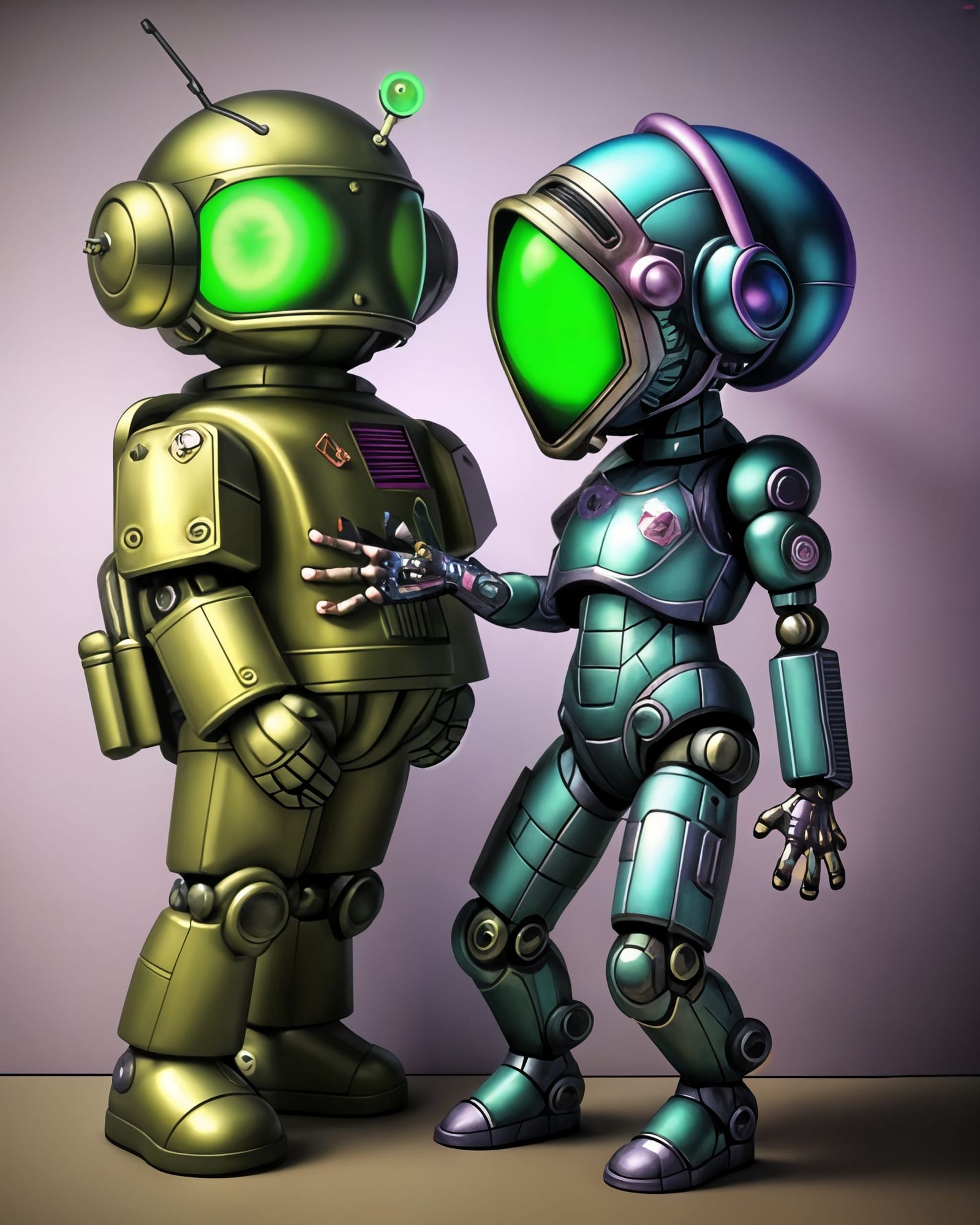 SPACEBALLS: Robot husband and wife