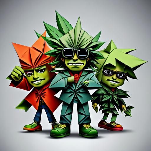 Marijuana cartoon characters stoners hip hop