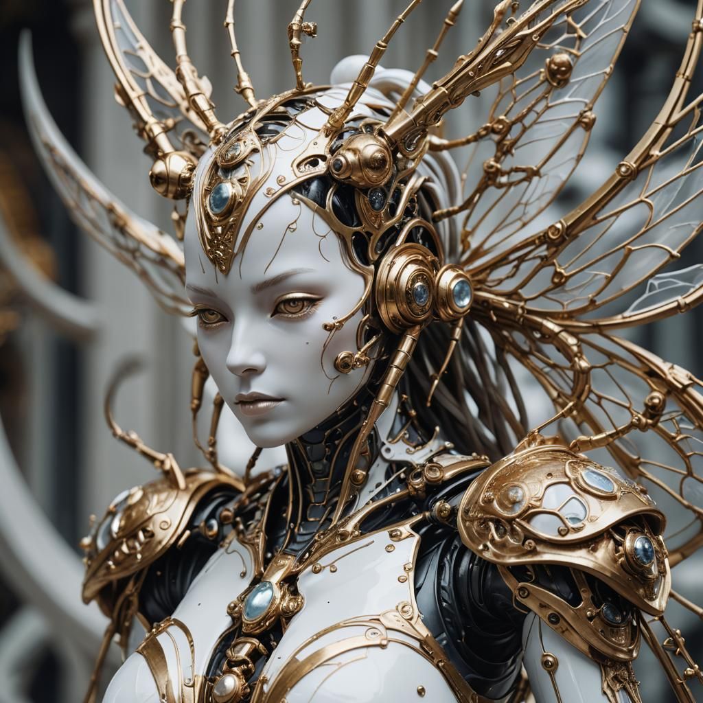 female "bug bot"  by @infinity love and peace