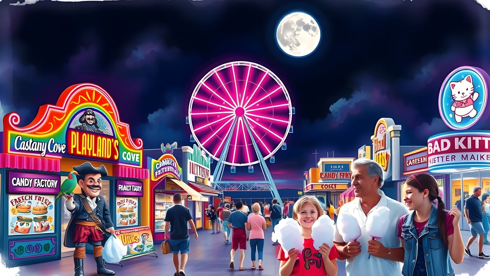 Summer Nights at the Jersey Shore in Ocean City  by @Gary Murakami