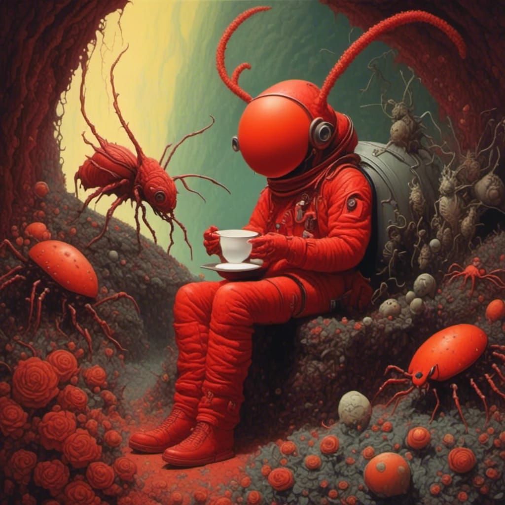 <lora:Red Rising:1.0> First Contact 